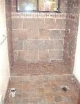 Shower with Pattern and Border