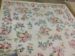 Nylon Area Rug - Top Half Cleaned, Bottom Half Untouched